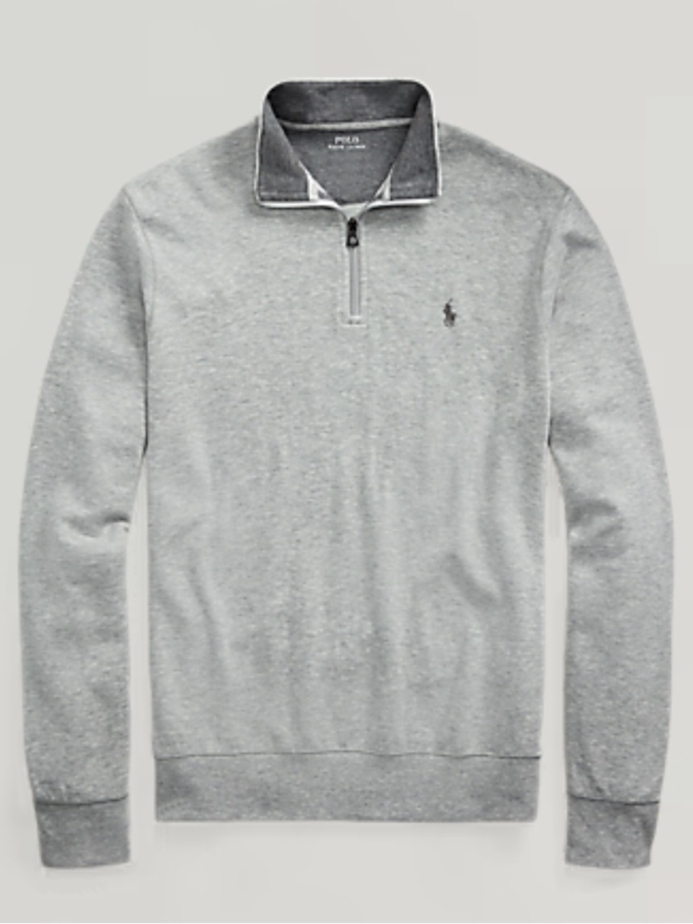 Polo Ralph Lauren Luxury Jersey Quarter-Zip Pullover Size M